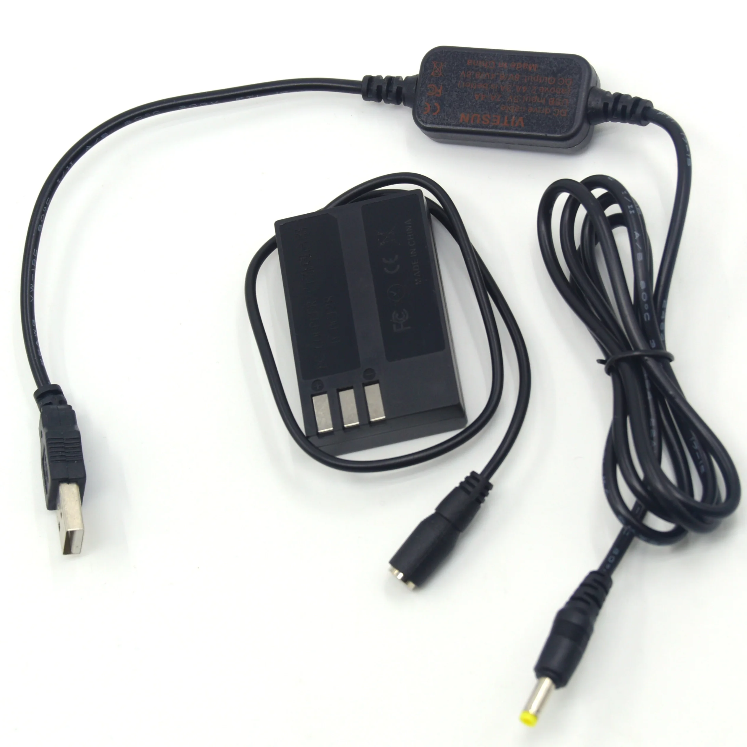 USB Power Charger K-AC128 Cable D-LI109 Dummy Battery D-DC128 DC Coupler for Pentax K-70 K-50 K-30 K-R K-2 K-S1 K-S2 Camera