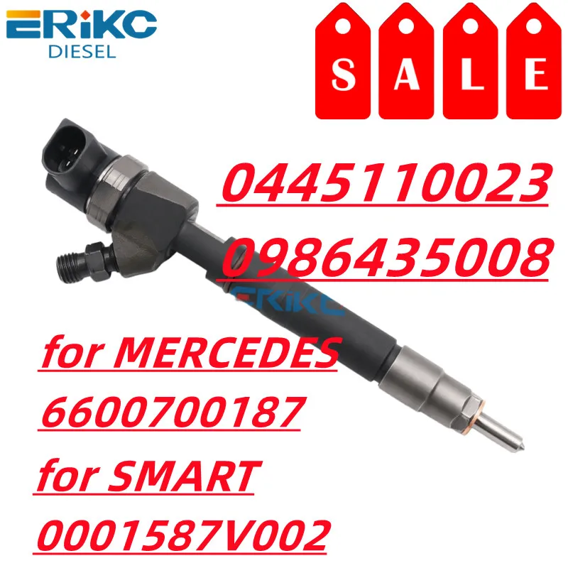 0445110023 0986435008 Common Rail Injector Nozzle 6600700187 Diesel Inyector 0 445 110 023 for Bosch MERCEDES 0445 110 023