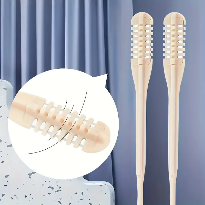1/2-teiliges manuelles Nasenhaartrimmer-Set. 360 ° Rotierender Trimmer, doppelseitige Klinge, leicht zu reinigen, aus Kunststoff. – Detail 3