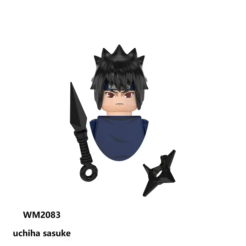 Bloc de Construction Hatake Kakashi Uchiha Obito pour Garçon, Jouet d'Anniversaire, Uzumaki NarAAUchiha Sasuke Kakginger u Pein, WM6105