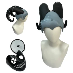 3D Printing Hazbin Lute Cosplay Mask Helmets Angel Hotel Anime Cosplay Halloween Carnaval Party Anime Cosplay Warrior Prop