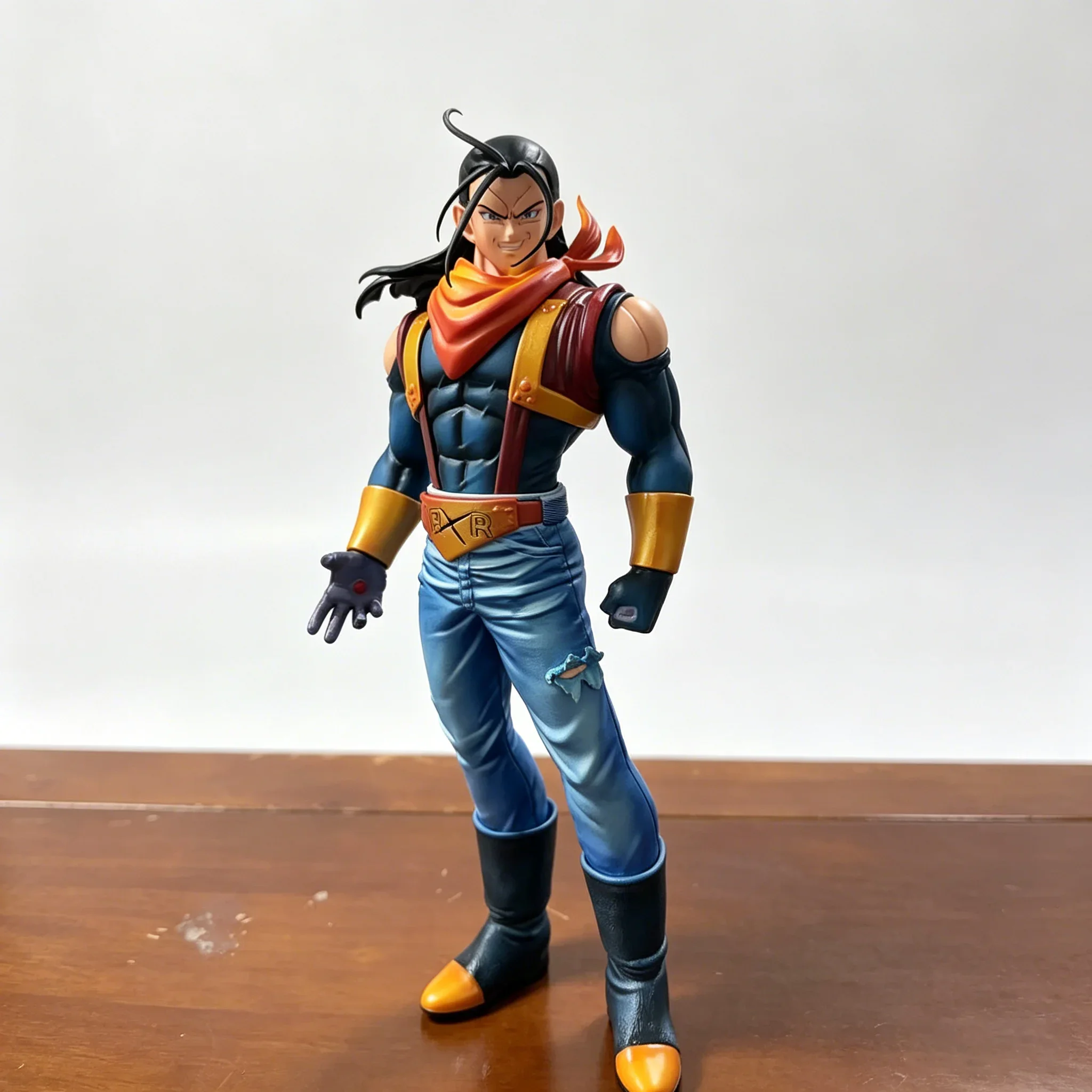 

35cm Dragon Ball Gt Super Android 17 Pvc Figure, Anime Collectible Statue Model Toy, Exquisite Desktop Home Decoration Craft Fan
