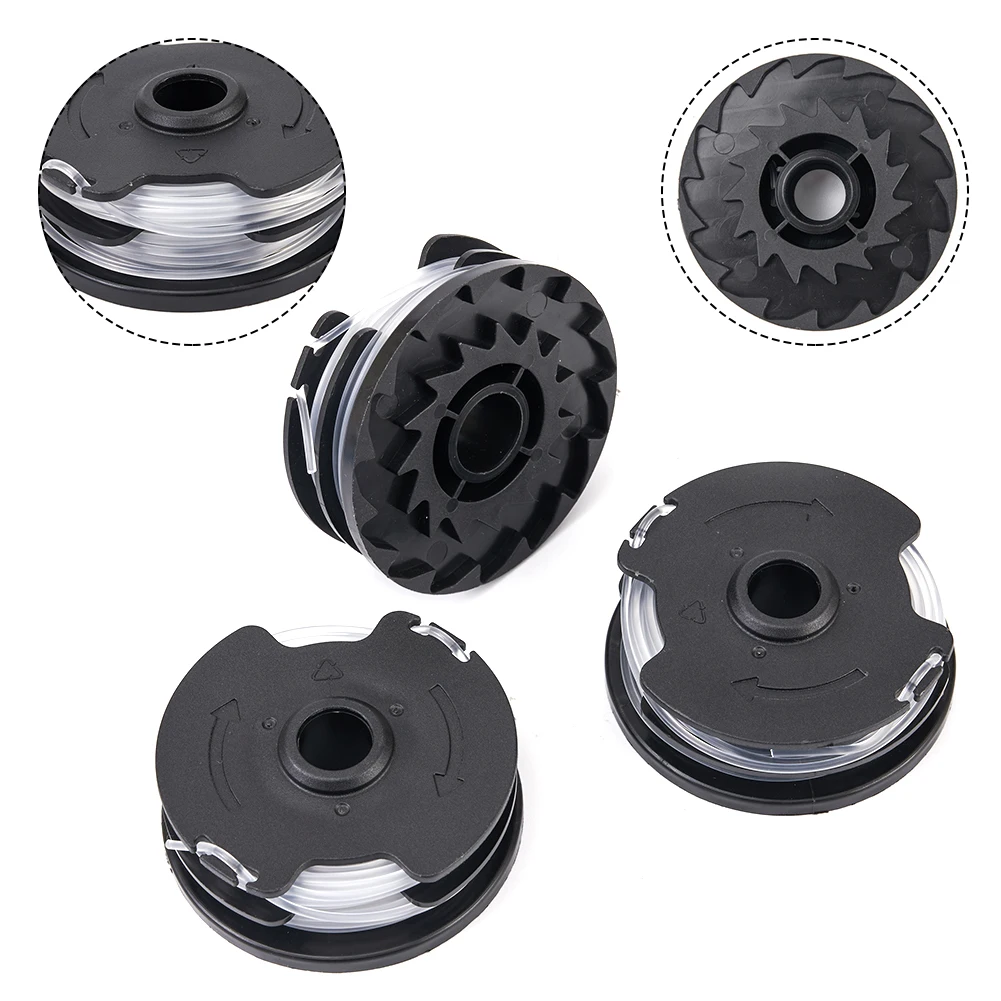 Compatible Spare Parts Nylon Thread Bobbin Set for the For Parkside TRIMMER Model For PRTA 20 Li C3 Includes Three Units