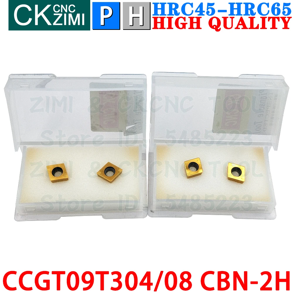 CCGT09T304 CBN CCGT09T308 CBN 2H Boron Nitride Inserts Turning Inserts Tools CCGT CNC Metal Lathe Tools For High Hardness Steel