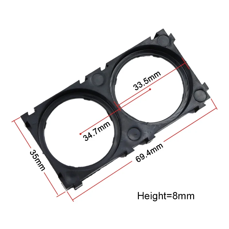 50 шт. 33140 3,2 В Lifepo4 держатель батареи кронштейн безопасный антивибрационный пластиковый кронштейн 2x 33140 для DIY 12 В 24 В 36 В 48 В аккумуляторный блок