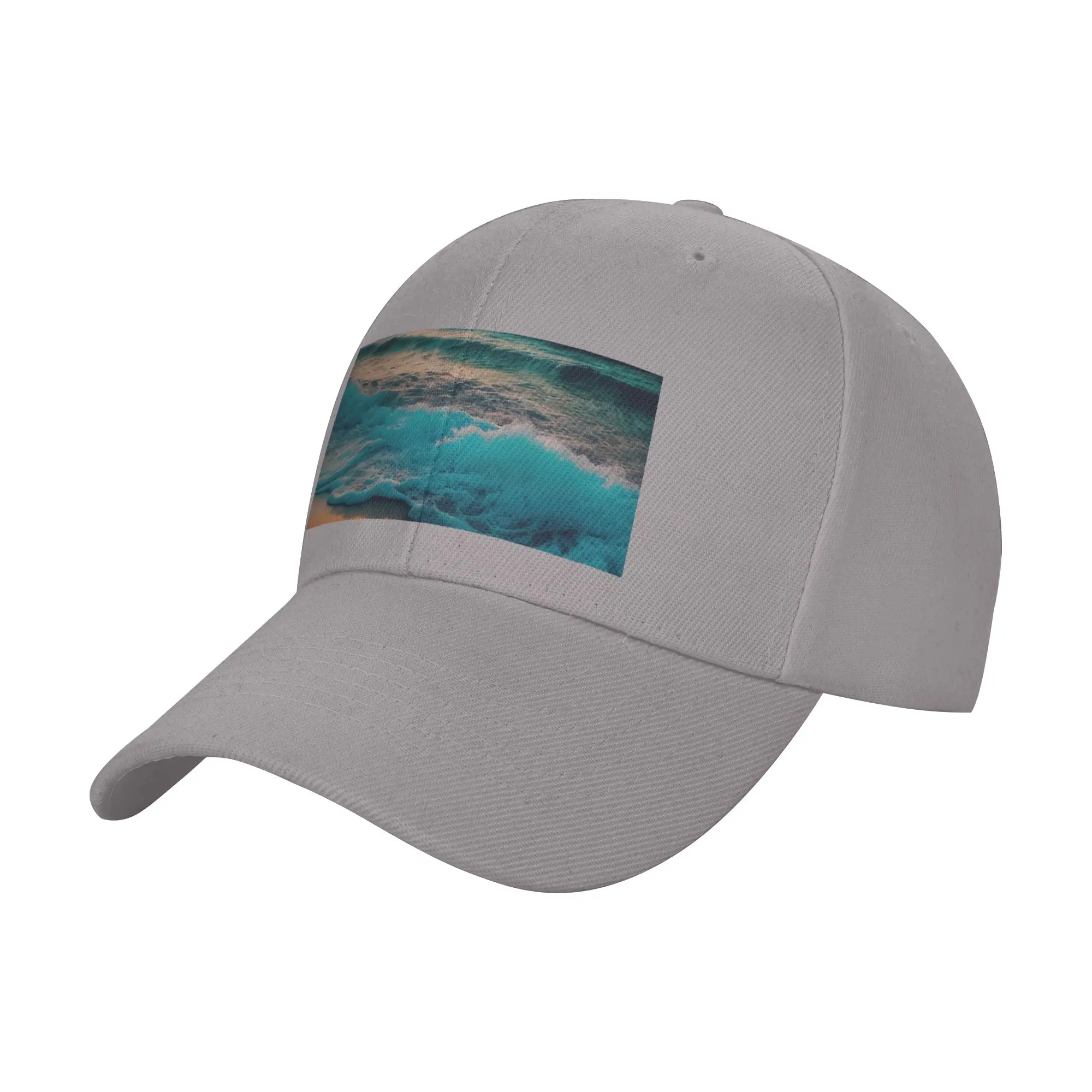 Hot Sale Tropical seashore at sunset Baseball Cap  Outdoor Sun Hats  Overnight Trip Sun Hats