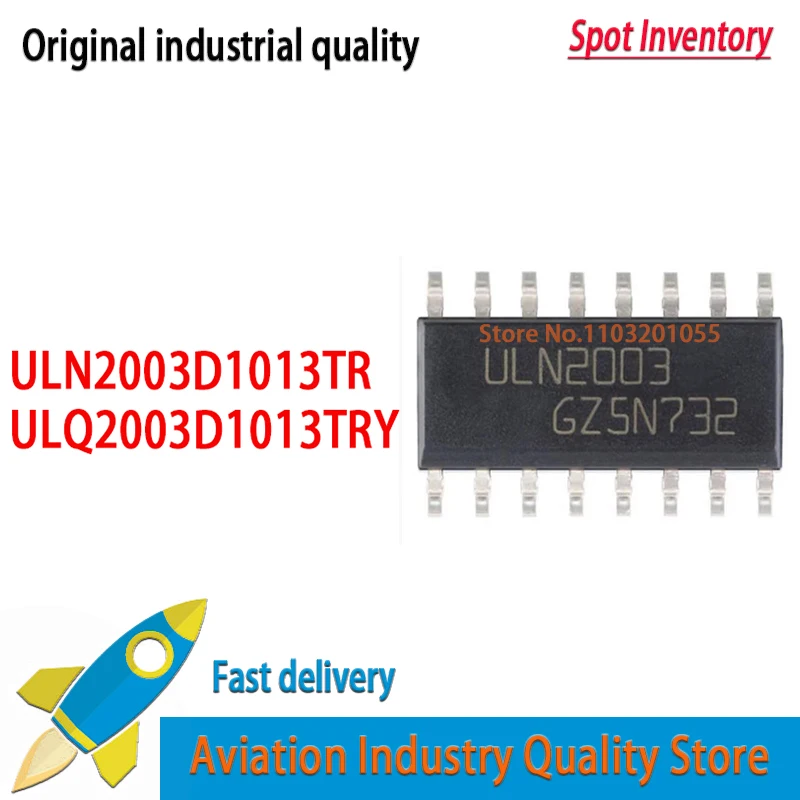 10/50pcs/lot ULN2003 ULN2003D ULN2003D1013TR SOIC-16  ULQ2003D1013TRY ULQ2003Y  New Original  In Stock