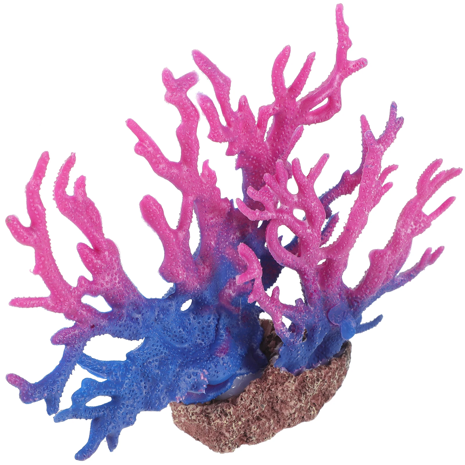 

Simulated Coral naments Fish Tank Decorations Resin Plants Artificial Purple Blue Large Base Coral Decor Aquarium L scape Sea