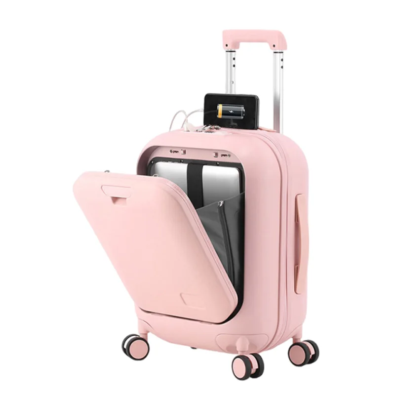 

Multifunctional Children's Luggage for Boys and Girls 18-inch Lightweight Sit-on Trolley Suitcase 20-inch Carry-on Travel Case