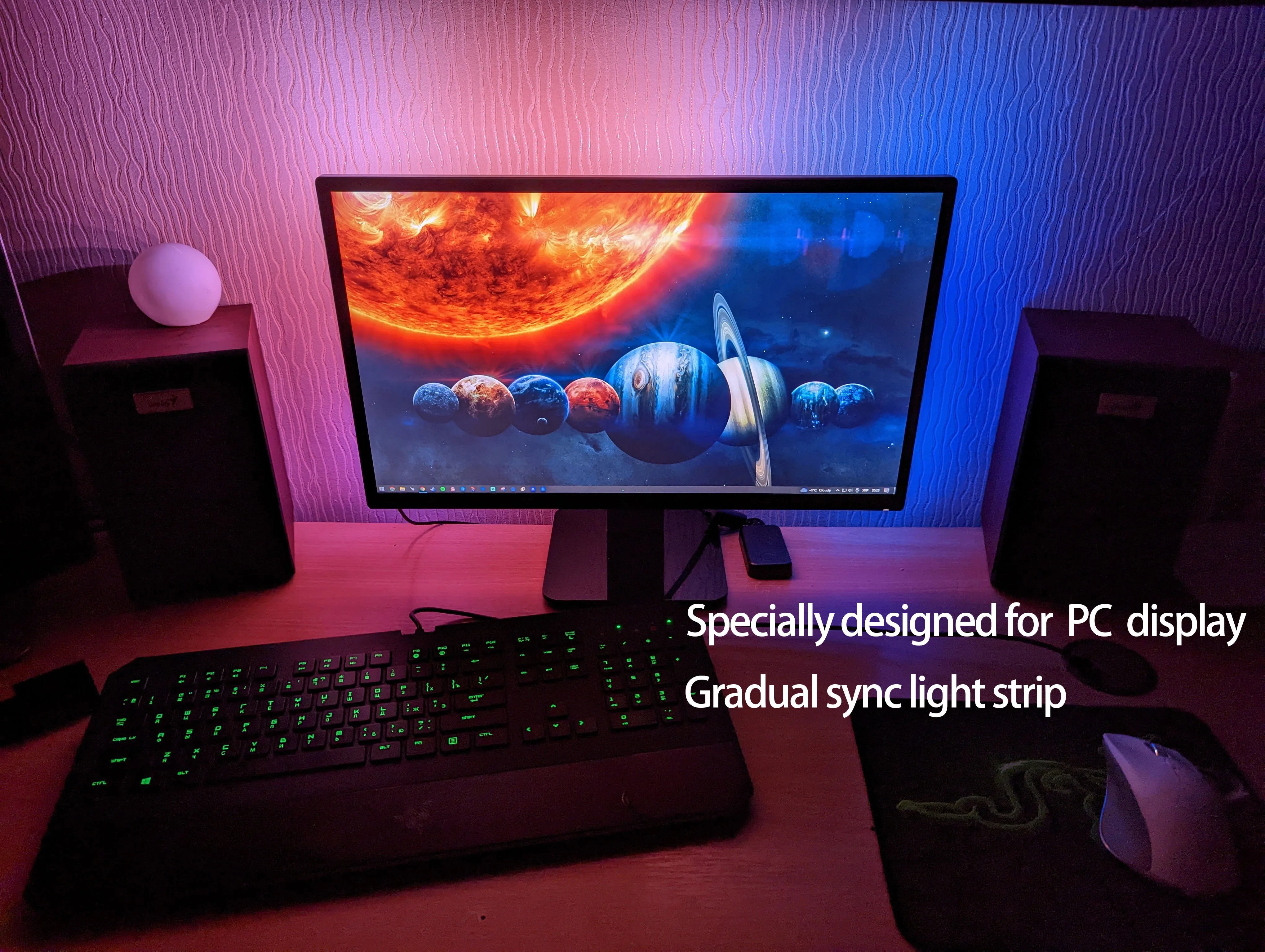 USB Smart Ambient Led PC podświetlenie komputer do gier Monitor synchronizacja kolor ekranu dla Windows