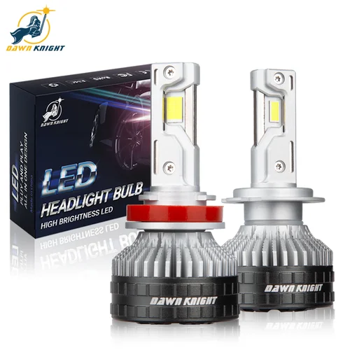 Imagen 1 del producto DAWNKNIGHT K9C Pro H7 H4 H11 lámpara Led tubo de cobre más grande luces Led H1 HB3 9005 HB4 9006 12V para bombilla de faro Led de coche