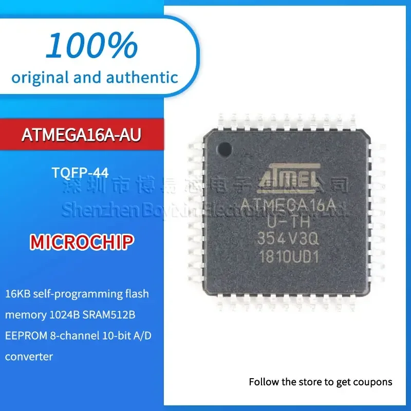 

Original genuine patch ATMEGA16A-AU TQFP44