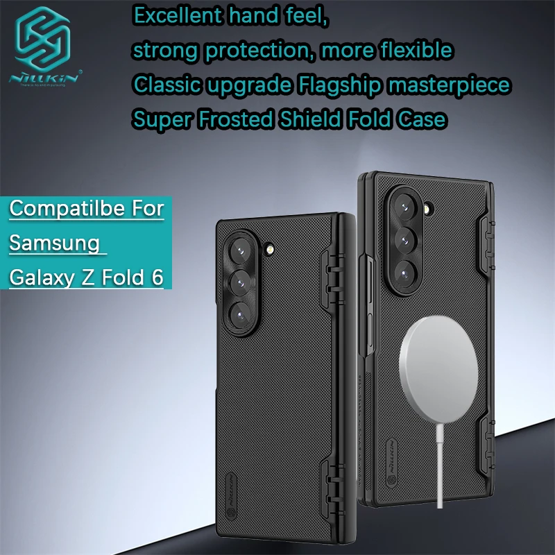 

Nillkin for Samsung Galaxy Z Fold 6 Super Frosted Shield Fold Magnetic Case Hard case protective case phone case shell TPU+PC