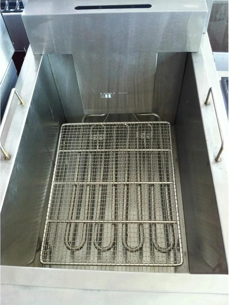 Factory New Fryer Machine Stainless Steel Counter Top Fryer Commercial 2-cylinder 2-Basket Countertop French Fries Fryer