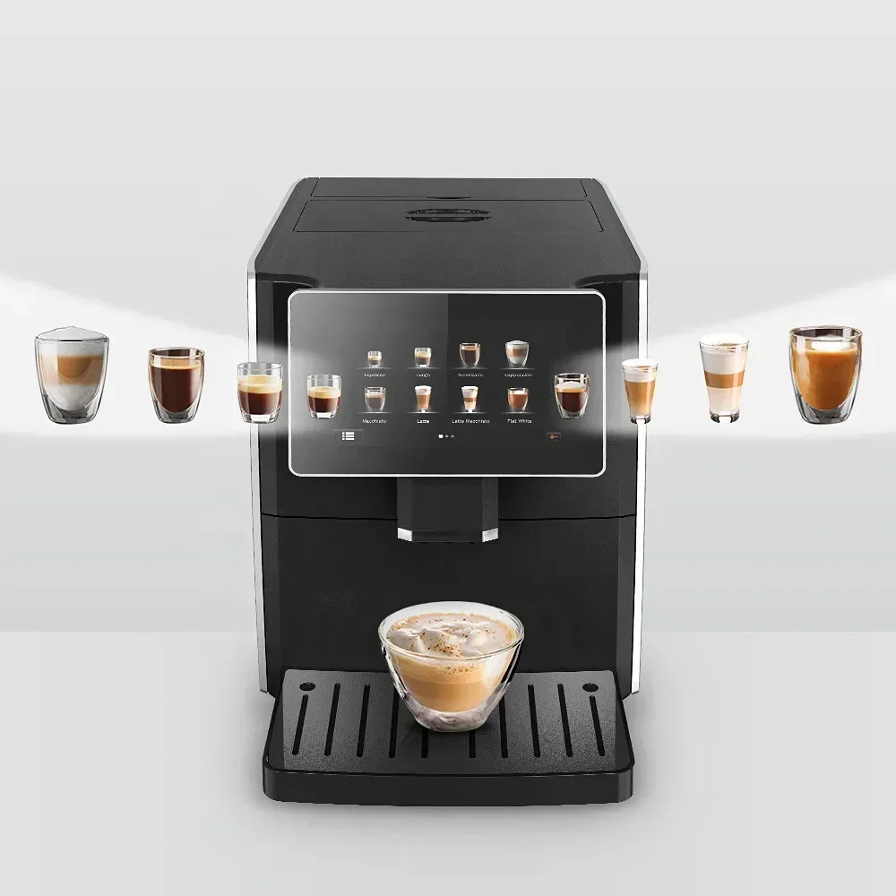 Programmable Touch Screen Display fully Automatic espresso coffee machine HOT SALES