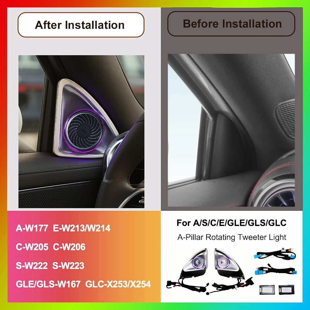 64 Colors 4D Rotati…