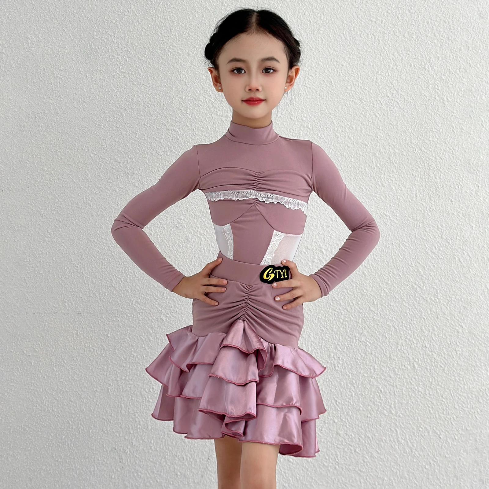 

Костюм для латинских танцев самбы, танго, платье для танцев сальсы для девочек, танцевальные платья для девочек, бальное платье, стандартное детское платье для латинских танцев