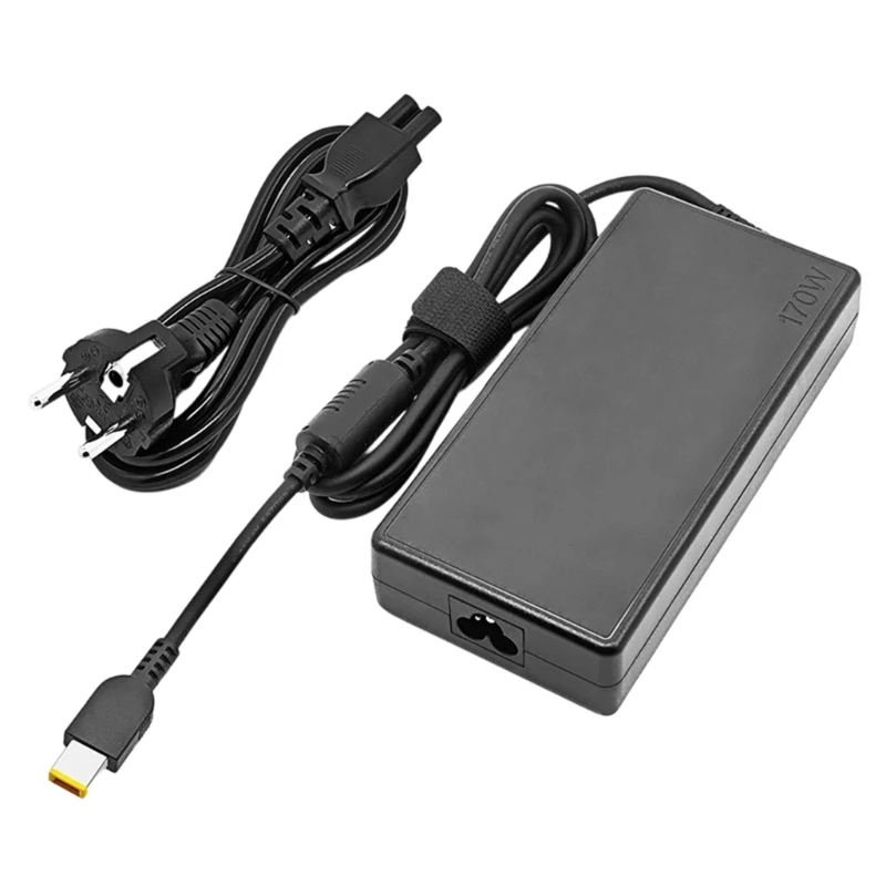 U55C OEM 170W Laptop Power Supply Adapters 20V 8.5A With Yellow Square Tip For Multiple Models
