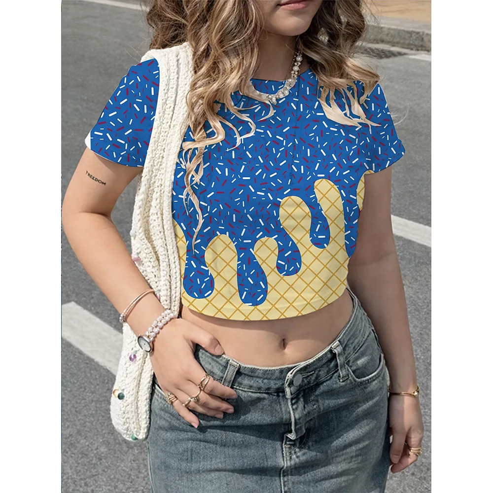Spring and summer cross-border women's travel, leisure, fashion, sports, short sleeved shirts