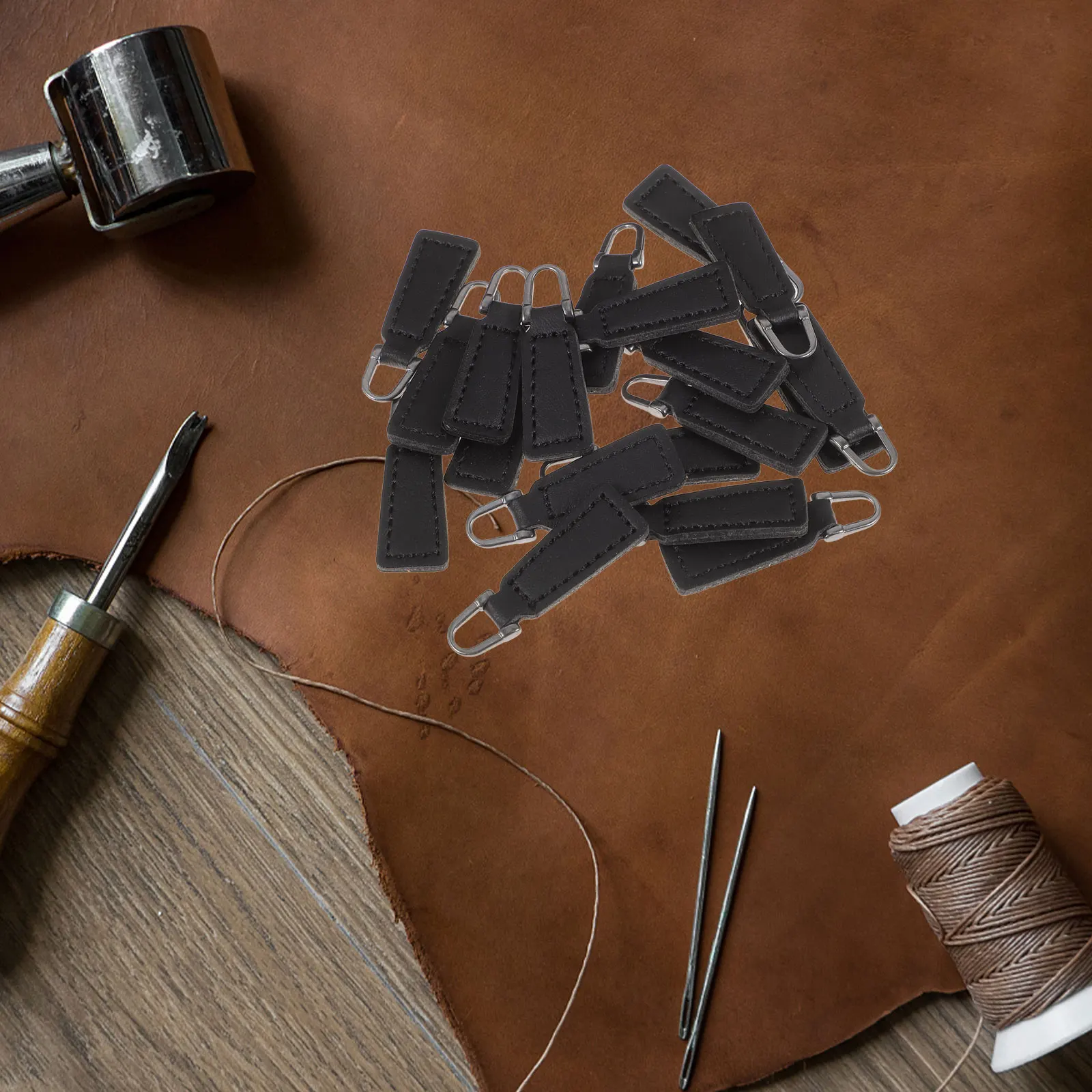 

20Pcs Zipper Heads Durable Anti Slip Texture Easy Replacement for Luggage Bags Wallet Repair Accessories Zipper Head