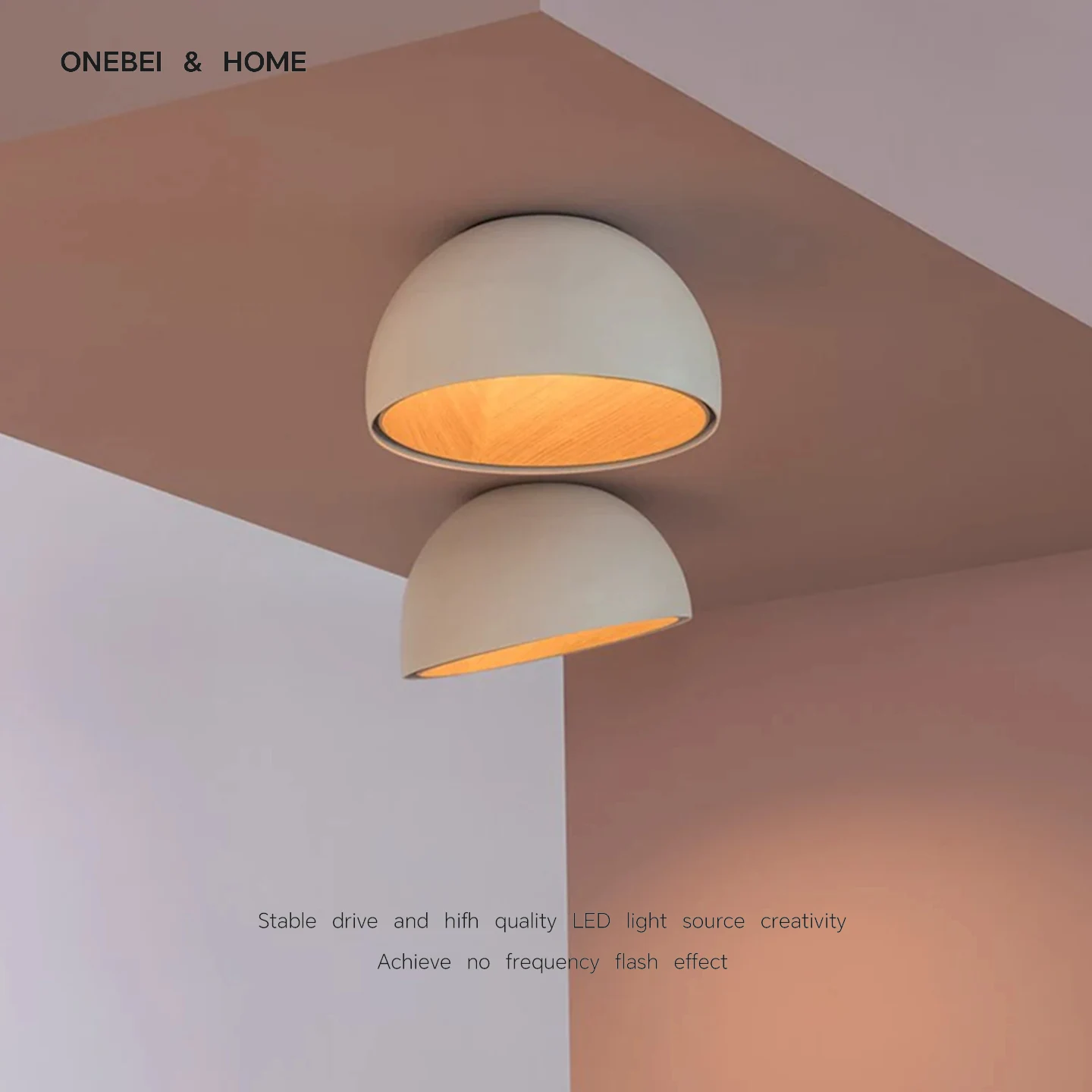 Northern Europe Minimalist Bedroom Lamp Modern Creative Inclined Ceiling Lights Wood Grain Study Living Room Personality Fixture
