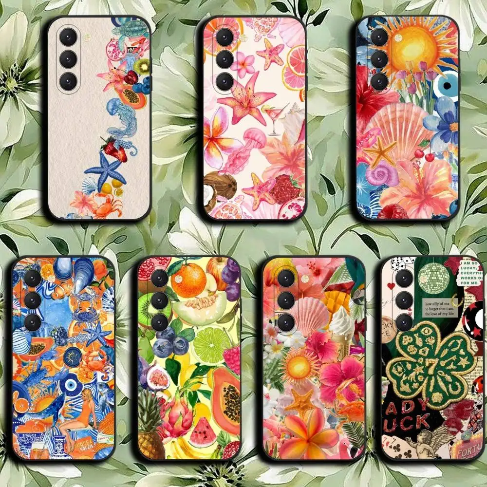 

Japanese Waves Electroplate Silver Case For Samsung Galaxy A52 A42 A32 A22 A12 A02S A72 A73 A51 A41 A31 A21S A71 A40 A30S A20S