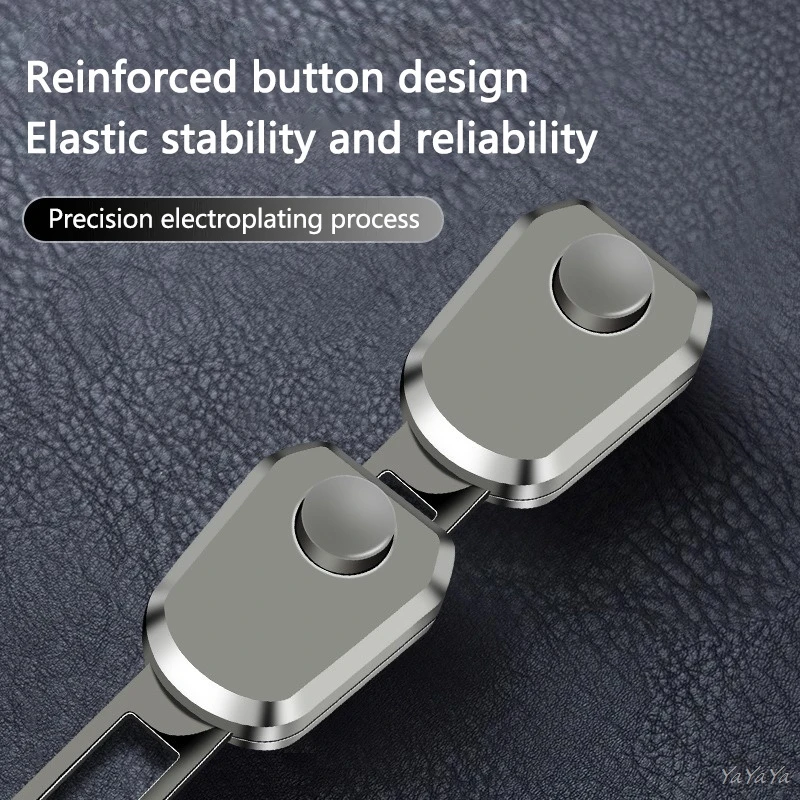 Car Seat Belt Extender Zinc Alloy Safety Belt Buckle Extension Plug For Audi RS Sline S6 S7 S5 A3 A4 A6 A7 A8L Q7 Q8 RS3 Sticker view 5