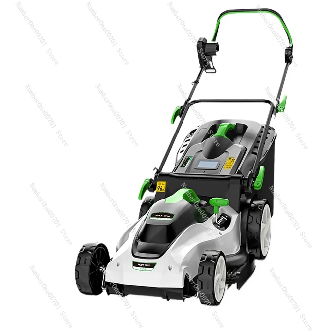 Hand-held lawn mower, lawn mowing, electric household, small courtyard four-wheel high-power multi-function