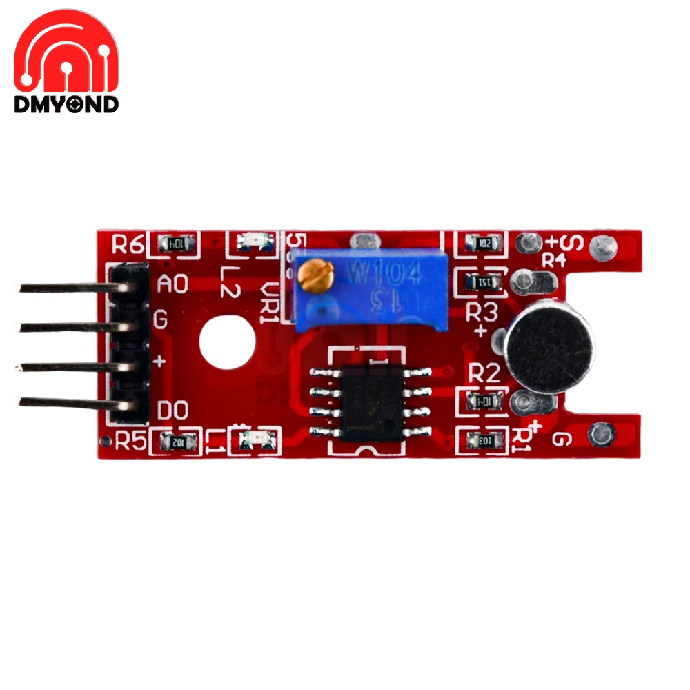 AMPLIFICADOR DE MICRÓFONO profesional, Sensor de sonido, módulo de voz, DC 3V/5V