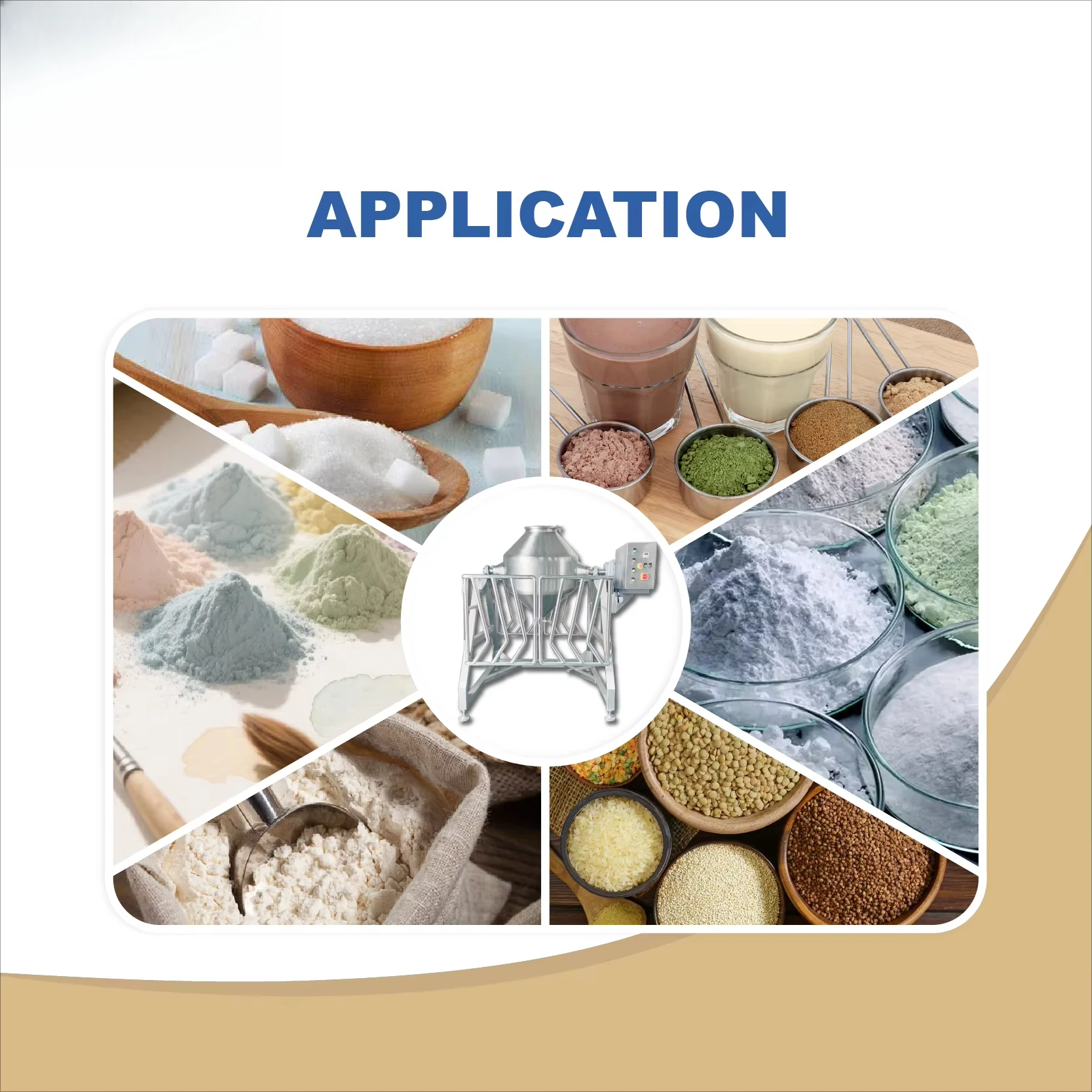 عملية سهلة التلقائي مزدوج مخروط المسمار خلاط آلة ترس المحرك تحمل سعة 500L للطيور الحيوان القط الكلب الغذاء مسحوق