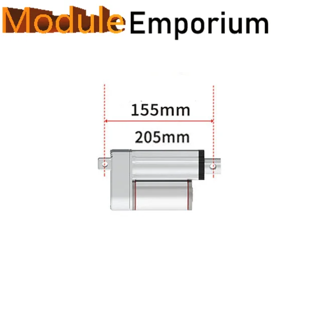 Stroke 50mm point push rod 24V telescopic motor DC motor remote control window lifter linear motor