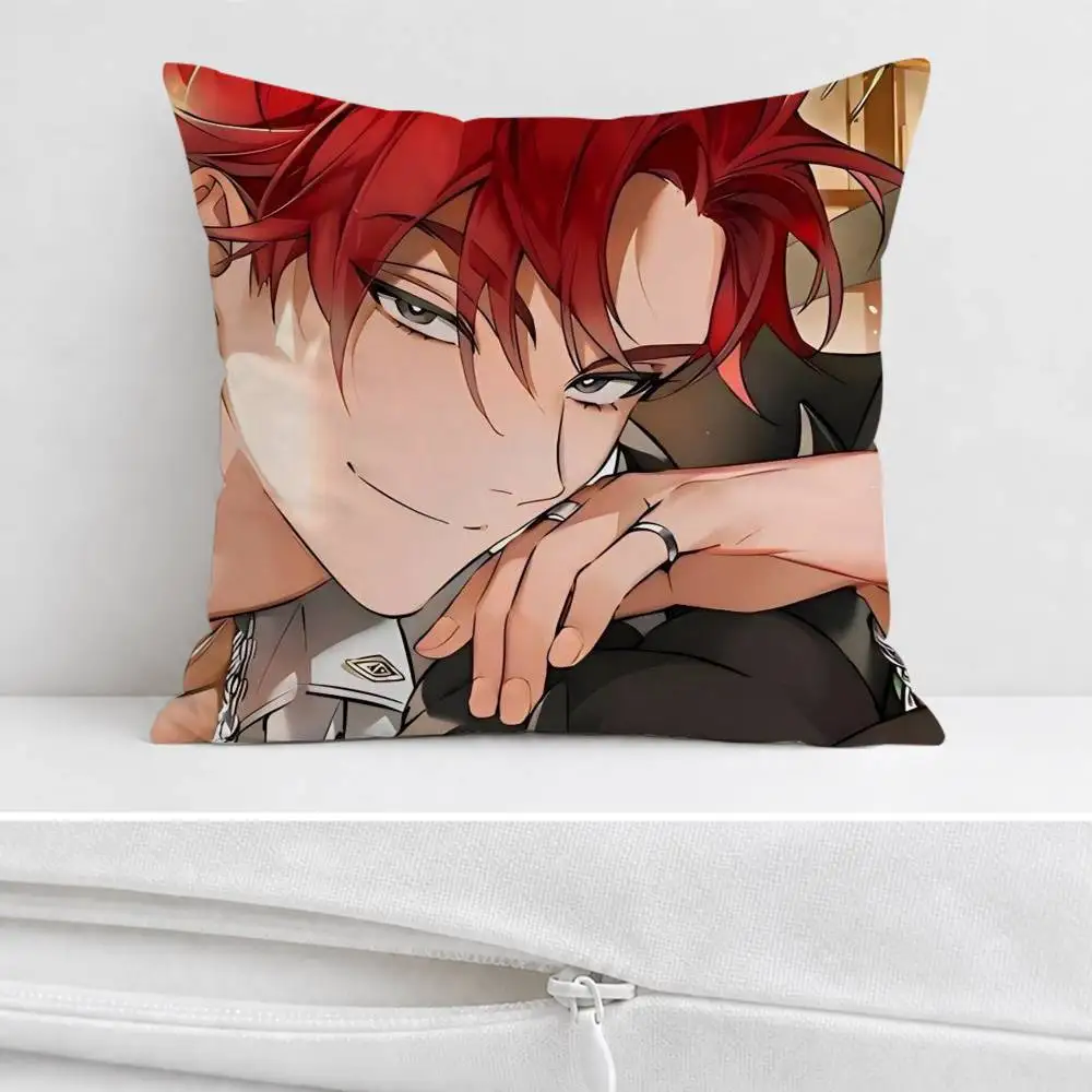 L-Lout of Comics Counts Family Double-sided Printed Square Decorative Cushion Cover for Sofa Living Room Home Decor