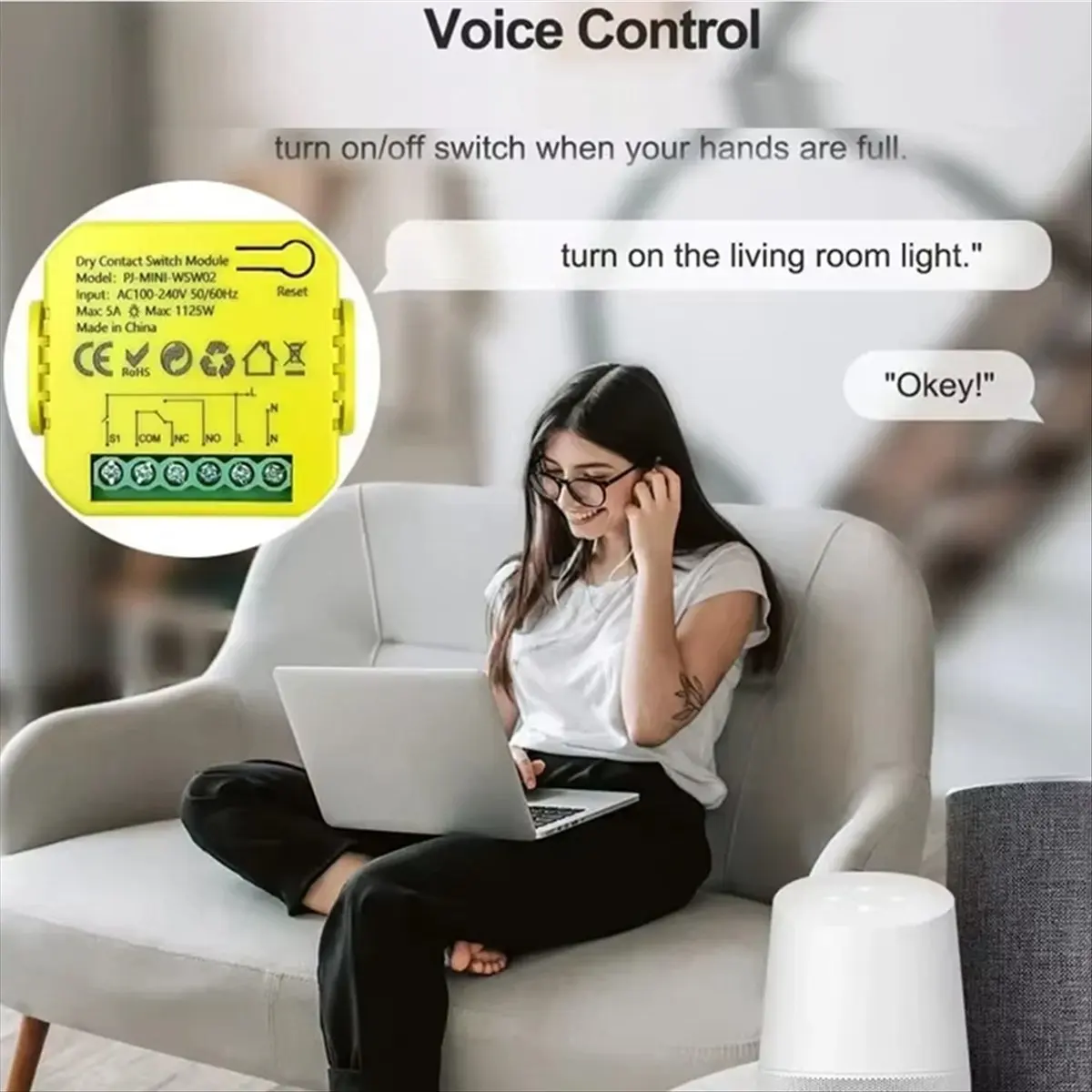 【~ New A88T】Tuya Smart ZigBee Dry Contact Switch Relay 5A App Remote Control Timing DC12/24V AC100-240V Supports Home