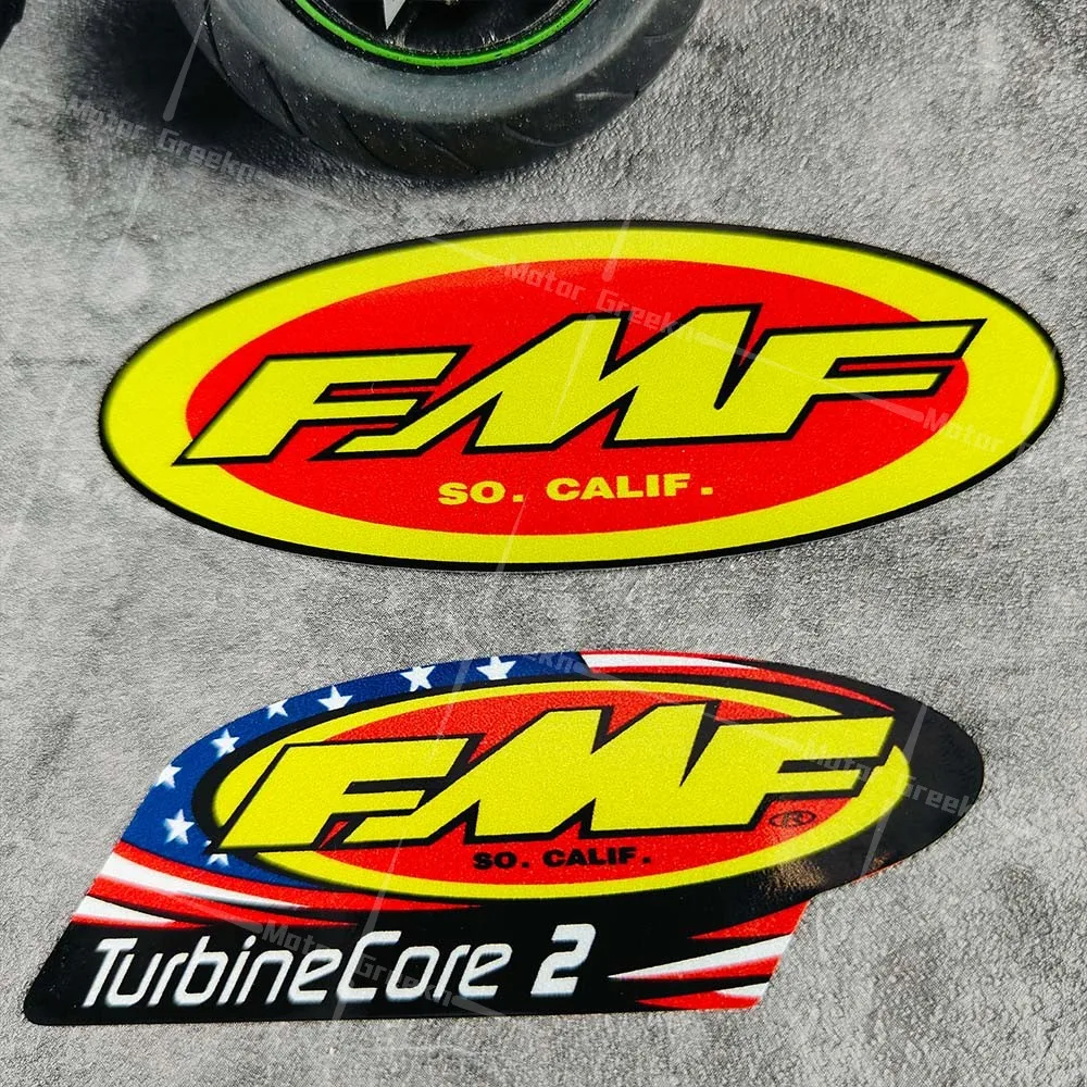 Motorcycle Reflective Stickers Auto Body Waterproof Exhaust Pipes Decals Accessories For FMF PowerCore 2 Suzuki Ducati Benelli