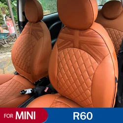 R60 Countryman Full Set Front and Rear Car Seat Cover Cushion Pad For MINI COOPER Environmentally Friendly Leather Accessories