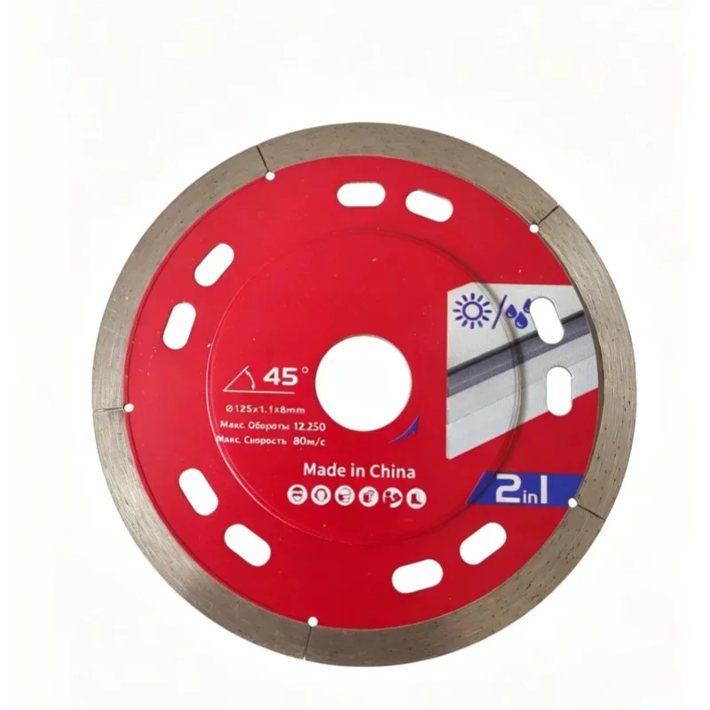 125mm Dry Cutting Diamond Saw Blade Hot Press Sintered Ceramic Marble Granite Porcelain Tile Cutting Disc