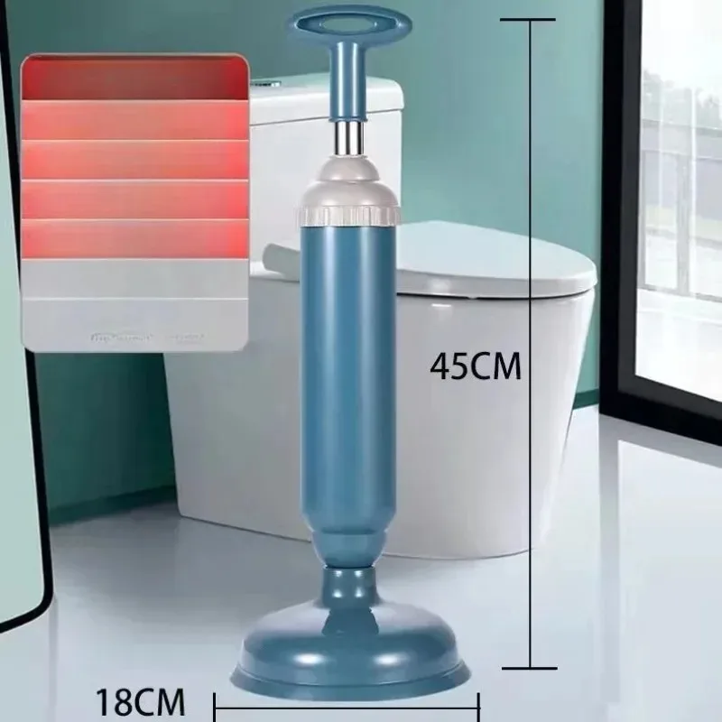 

Новый насос высокого давления, антиблокирующий разблокирующий трубопровод, пробка для унитаза, товары для ванной комнаты, силиконовый плунжер для унитаза, вакуумная присоска