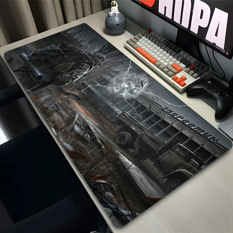 Mouse Pad PC Non Slip Rubber Cool Mousepad Laptop Gamer Cabinet Keyboard Pad Office Computer Gaming Desk S-stalker 2 Mouse Mat