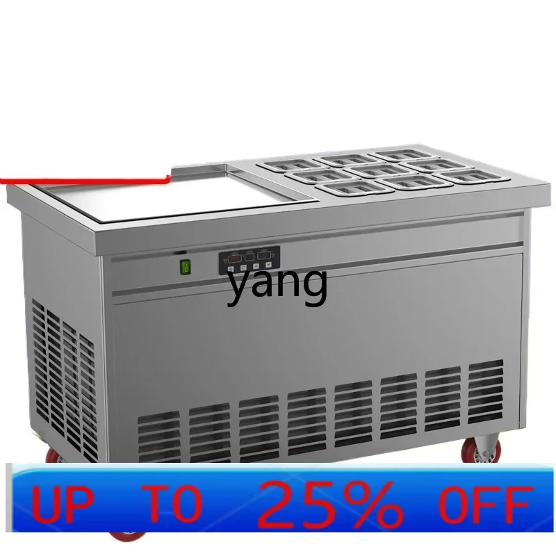 

Машина для приготовления жареного льда (жареных ледяных роллов) с интеллектуальным контролем температуры, для квадратных и круглых форм