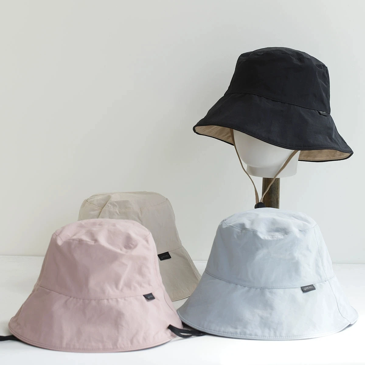 Adult Two-Tone Sun Hat Summer Wide Brim Reversible Bucket Hat UV Protection Fashion Sun Cap