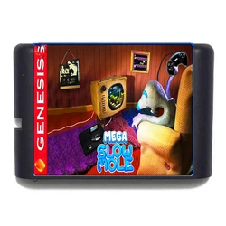MD Mega Slow Mole Mega Drive 16Bit Game Card
