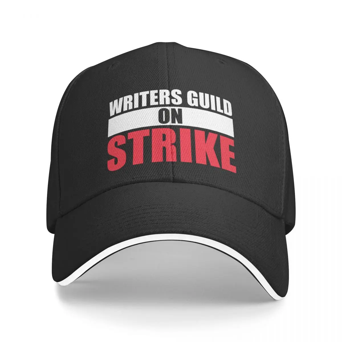 Writers On Strike WGA Strike Anti Ai Baseball Cap Sun Hat For Children hard hat Baseball For Men Women's