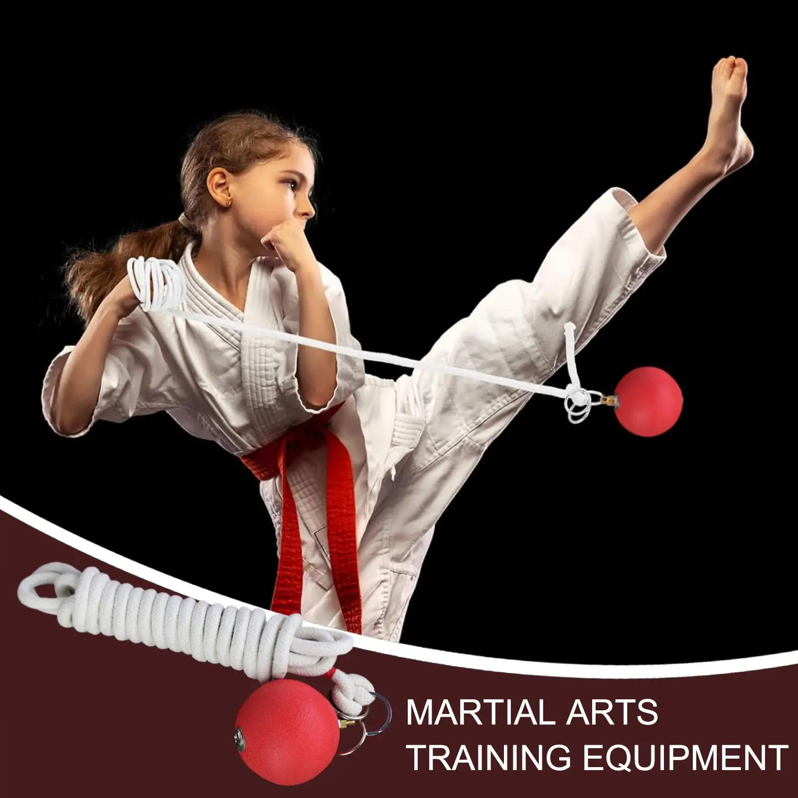 Rope Dart Hammer Ball Rope Dart Rubber Weight Practice User-Friendly Fitness Equipment Martial Arts Chinese Traditional Trainer
