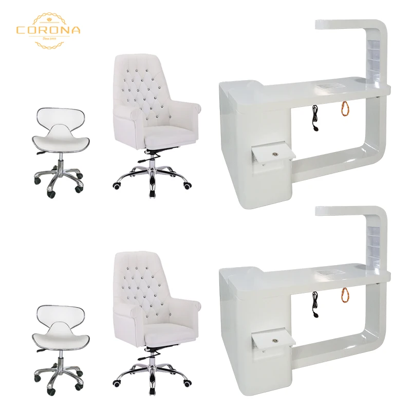 Modern Nail Salon Furniture Manicure Nail Table Desk For Sale