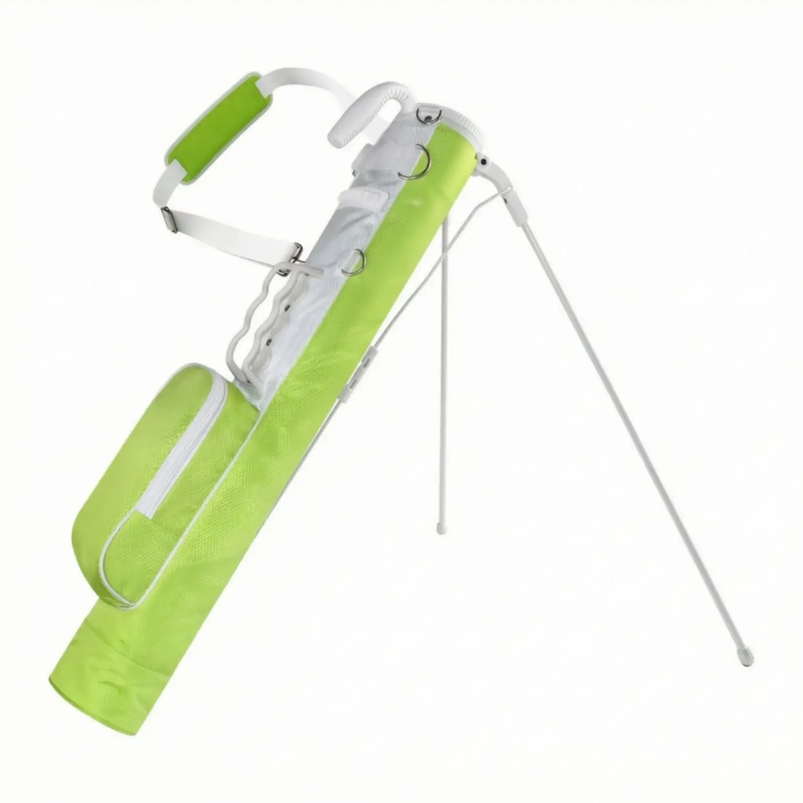 Lightweight Golf Training Stand Bag with Detachable Shoulder Strap for Practice Range Cart Accessories Storage