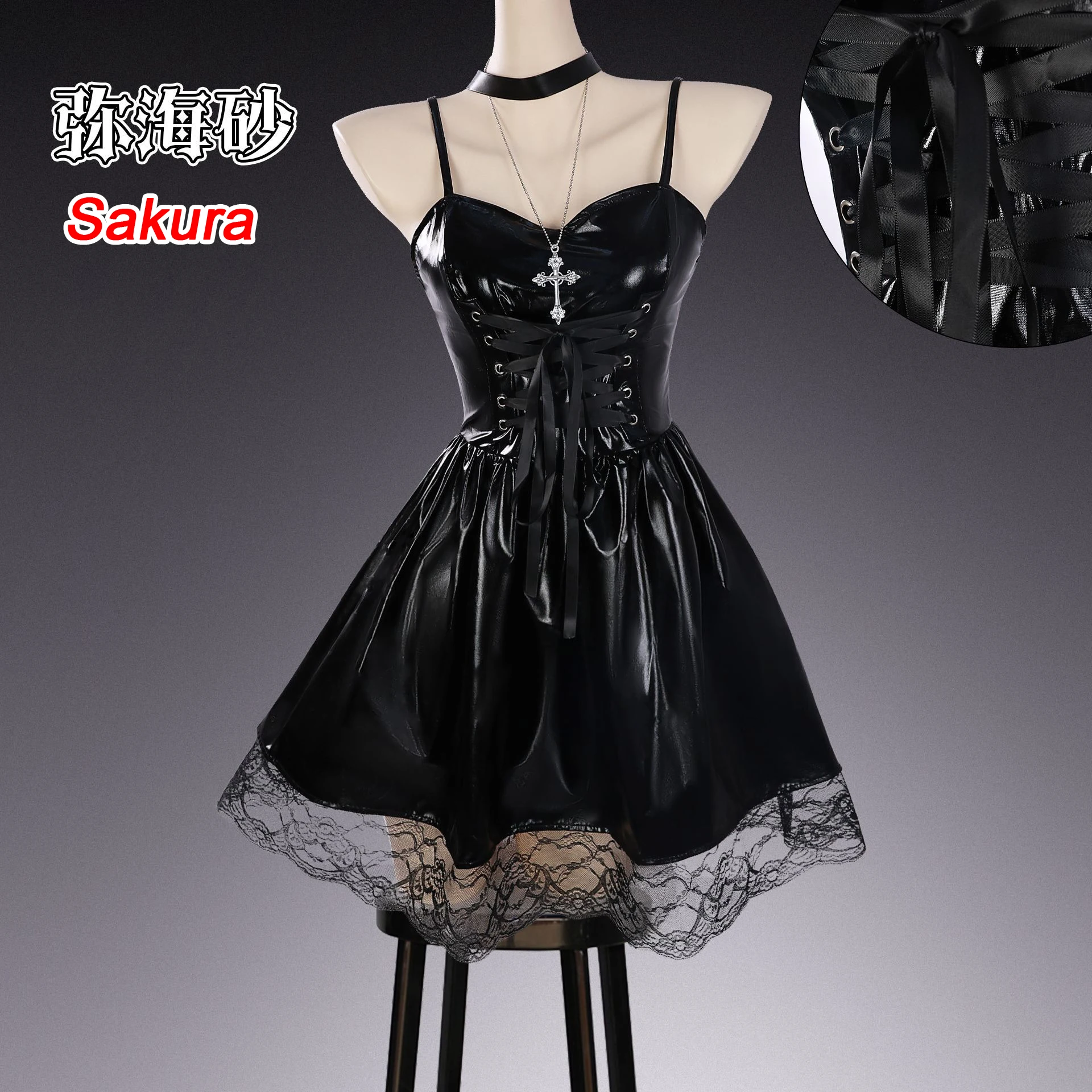 

Game Misa Amane Cosplay MisaMisa Costume Wig Halloween Anime Clothes