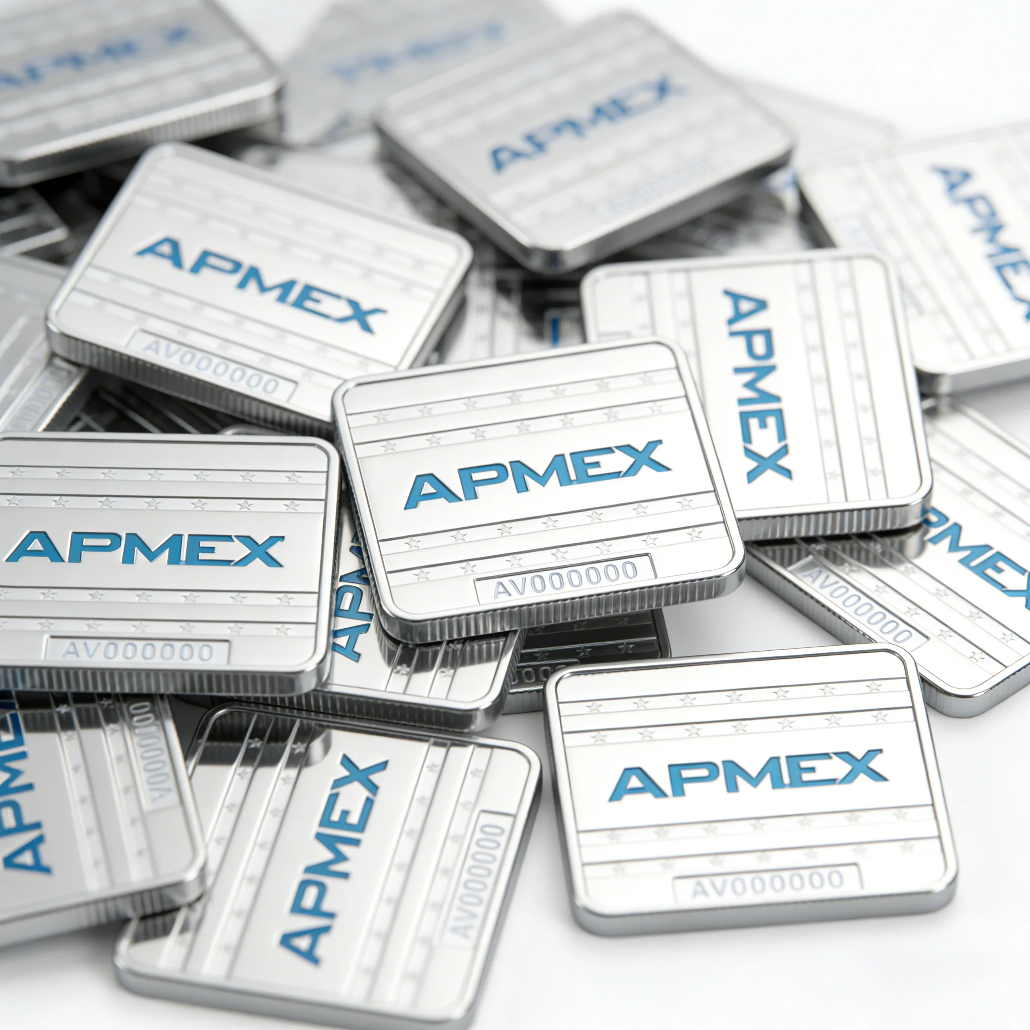 1/10/100pcs 31g  1 Ounce APMEX Silver Plated Bar Bullion Collectible Square Commemorative Coins Crafts Gift