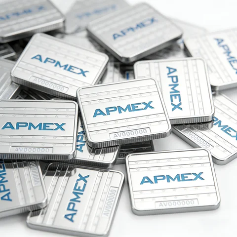 1/10/100pcs 31g  1 Ounce APMEX Silver Plated Bar Bullion Collectible Square Commemorative Coins Crafts Gift