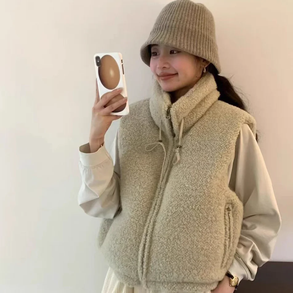 高品質90%ダウン入りスタンドカラーキルティングベスト 秋冬暖かいカジュアルスリムファッションレディースコート