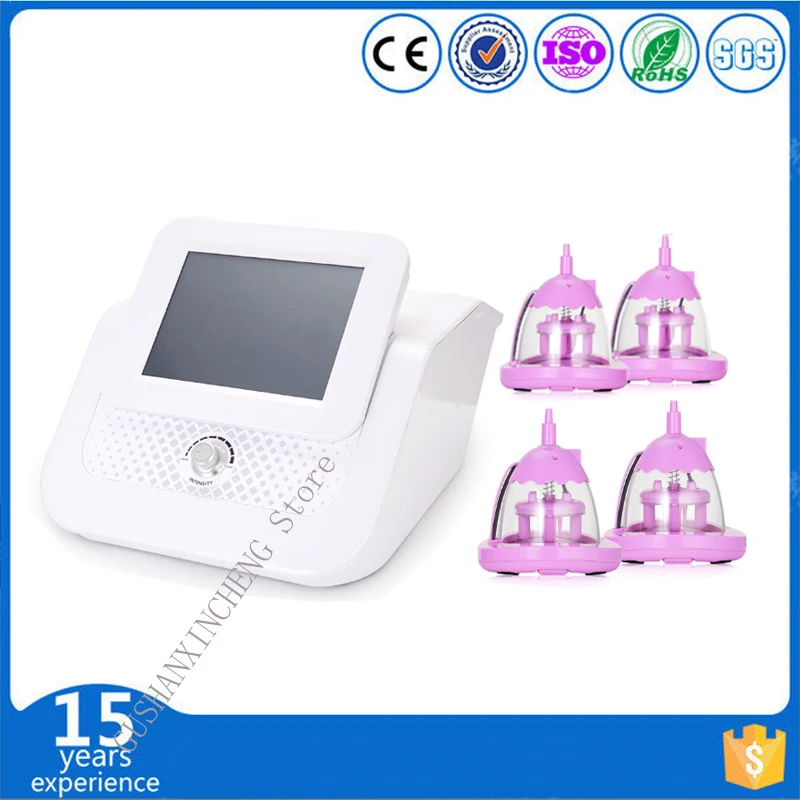 

EMS Vacuum Breast Enhancement Therapy Machine Vibration Body Weight Loss Massage Buttocks Lifting Beauty Instrument